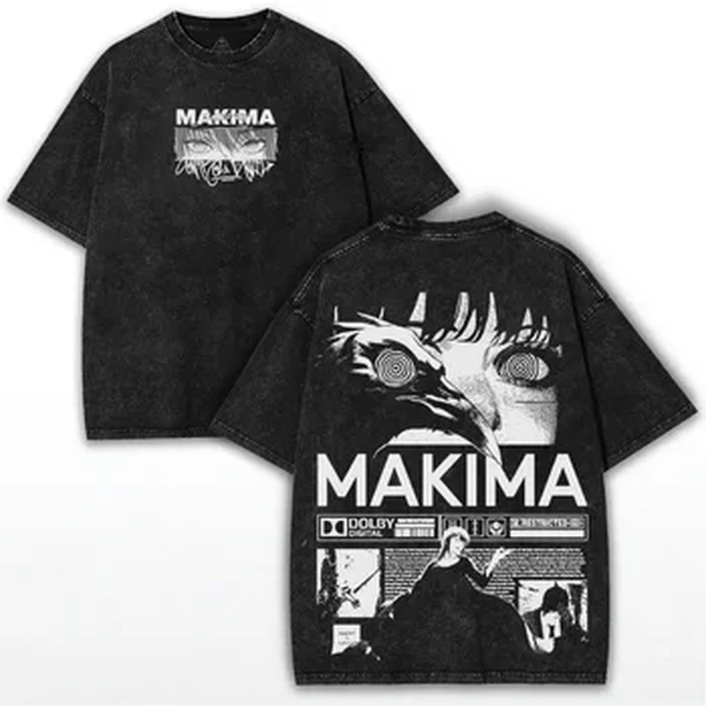 Vintage Summer Clothing Men - Camiseta de manga corta Chainsaw Man