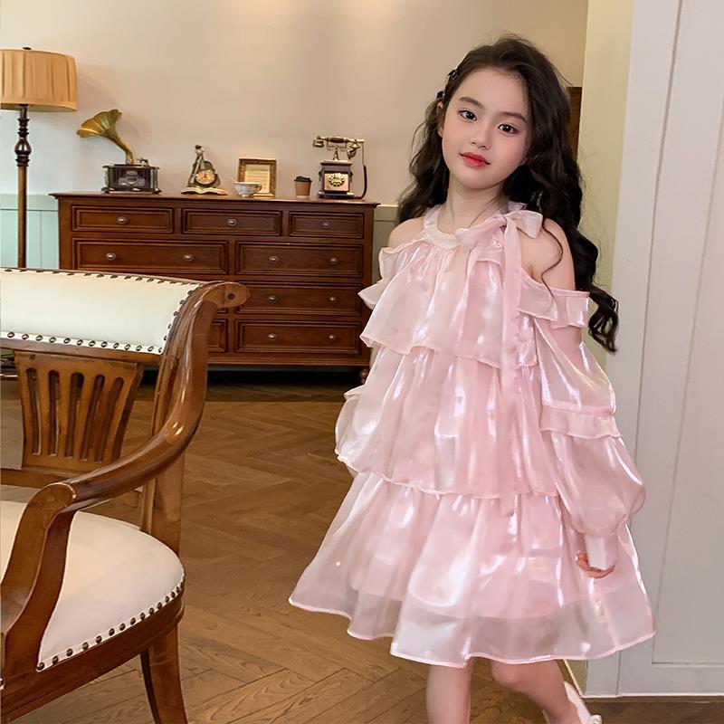 Summer Clothing For Teen Girls - 2025, novedad de verano, vestido rosa