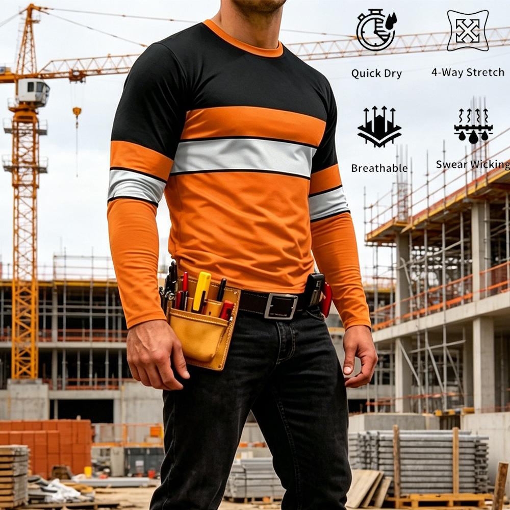 Summer Knit Clothing - Camiseta de Trabajo a Rayas de