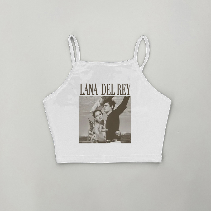 LANA DEL REY-Top corto con cue - Summer Clothing Zara reseña y precio