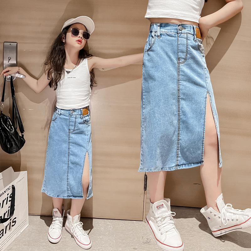 Falda vaquera para chicas adol - Summer Clothing For Teen Girls reseña y precio
