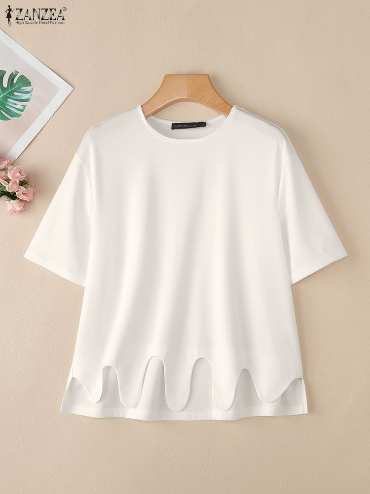 2025 ZANZEA elegante blusa de  - Summer Clothing Work reseña y precio