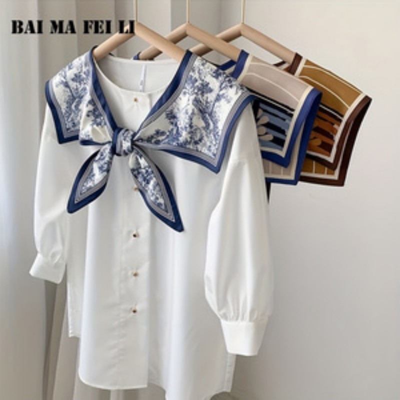 Pañuelo de Seda Versátil para  - Off Shoulder Blouse reseña y precio