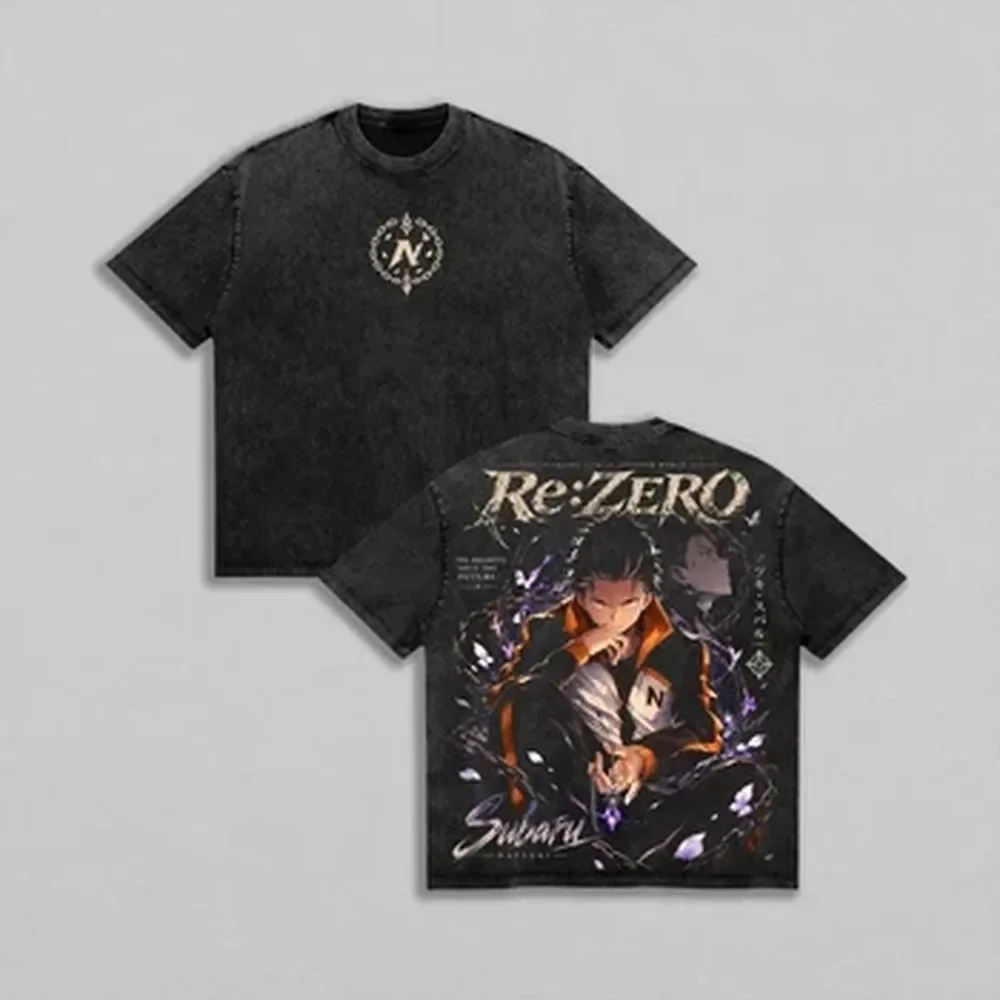 Camiseta de Anime Re:Zero de N - Vintage Summer Clothing Men reseña y precio