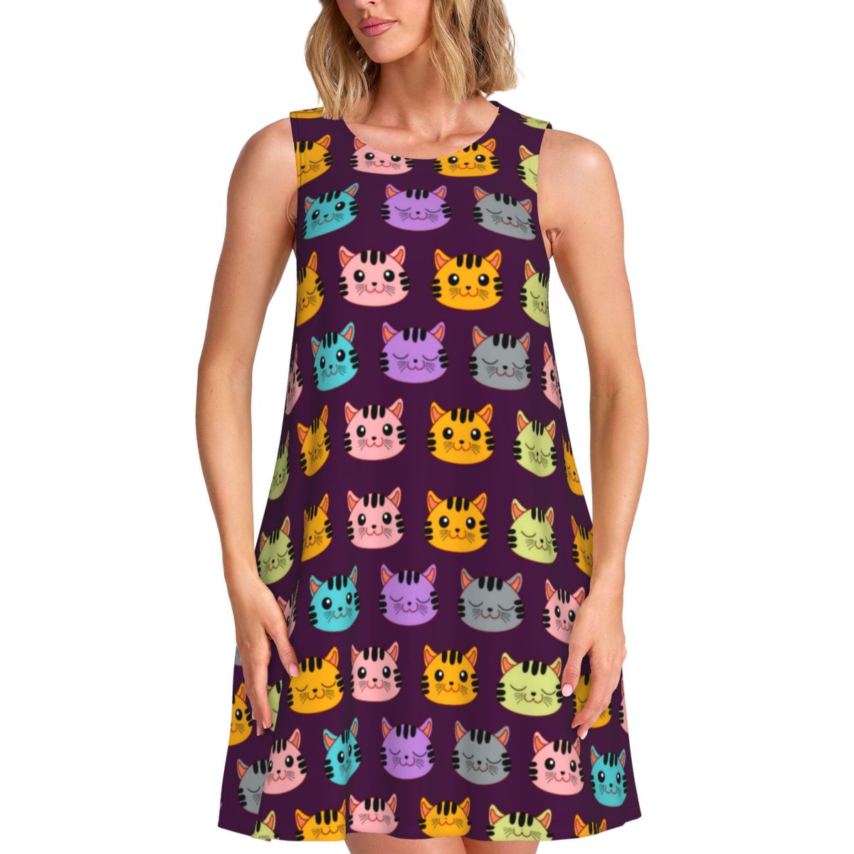 Vestido sin mangas Cool Cats c - Summer Clothing Ideas For Women reseña y precio