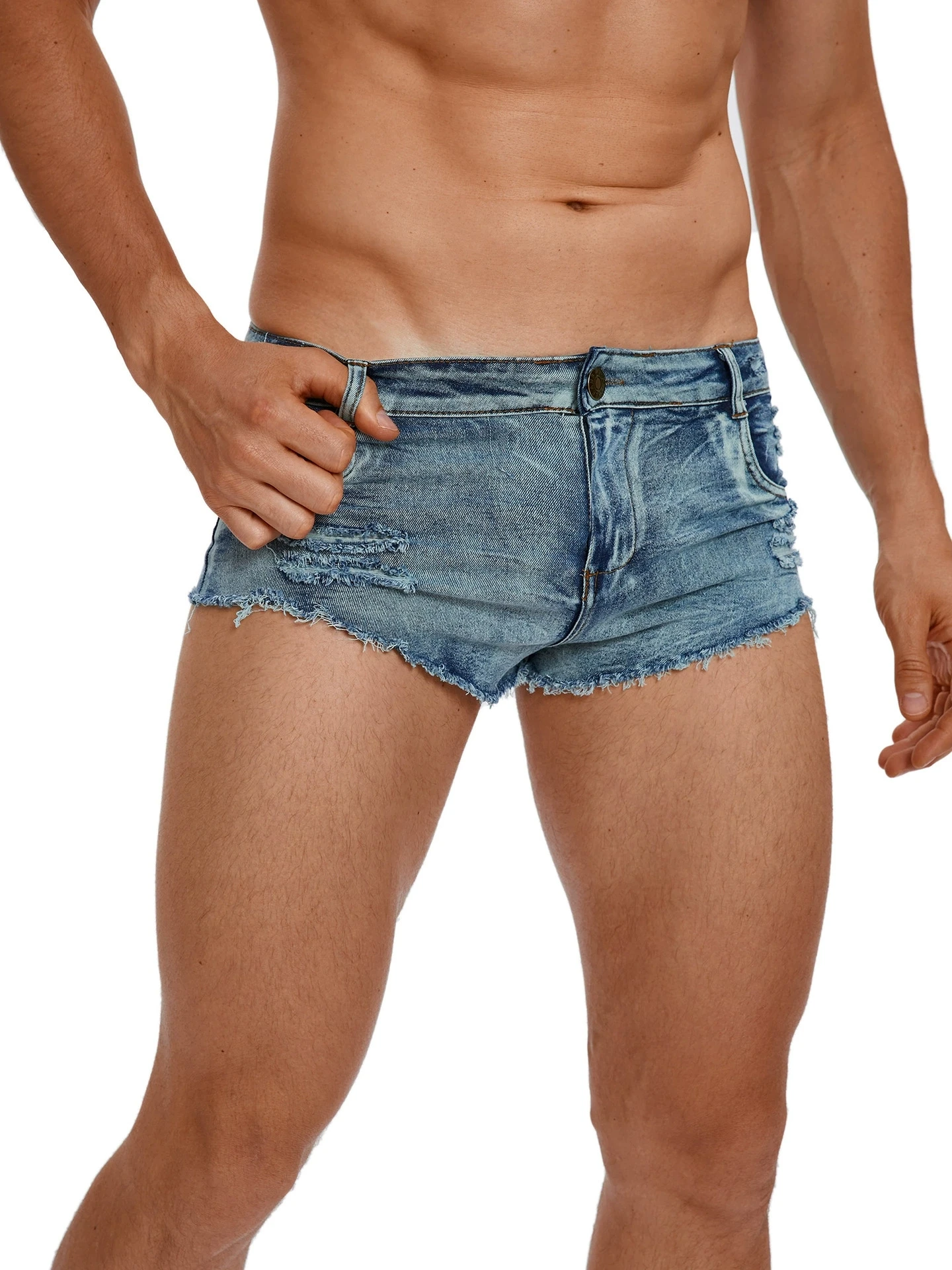Pantalones Cortos de Mezclilla - Vintage Summer Clothing Men reseña y precio